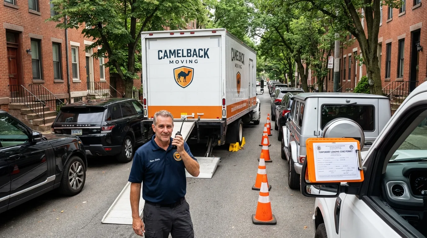 City street loading permit setup in Cumberland, MD