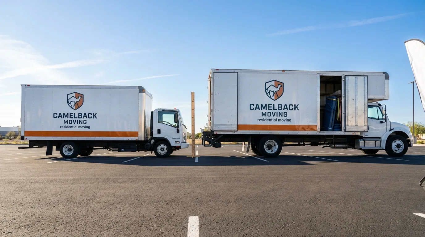 Moving truck size capacity guide in Cumberland
